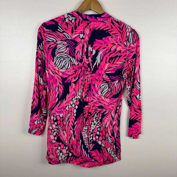 Lilly‎ Pulitzer Womens Sarasota Tunic in A Jungle In Here Sz XXS Vacation Preppy - Picture 5 of 11